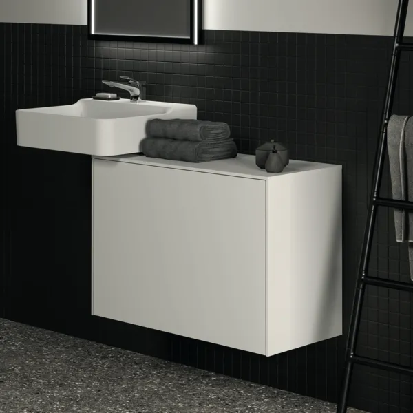 Ideal Standard Waschtischunterschrank „Conca“ 80,2 × 55 × 37,3 cm Weiß matt lackiert