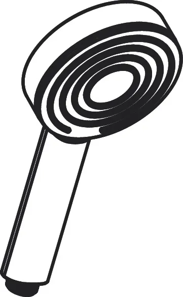 Handbrause Pulsify Blend 105 1jet Green mattweiss Handbrause Pulsify Blend 105 1jet Green mattweiss