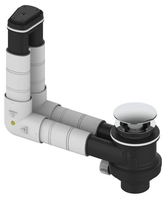 KEUCO Ab- und Überlaufgarnitur G 1 ¼, Push Open verchromt KEUCO Ab- und Überlaufgarnitur G 1 ¼, Push Open verchromt