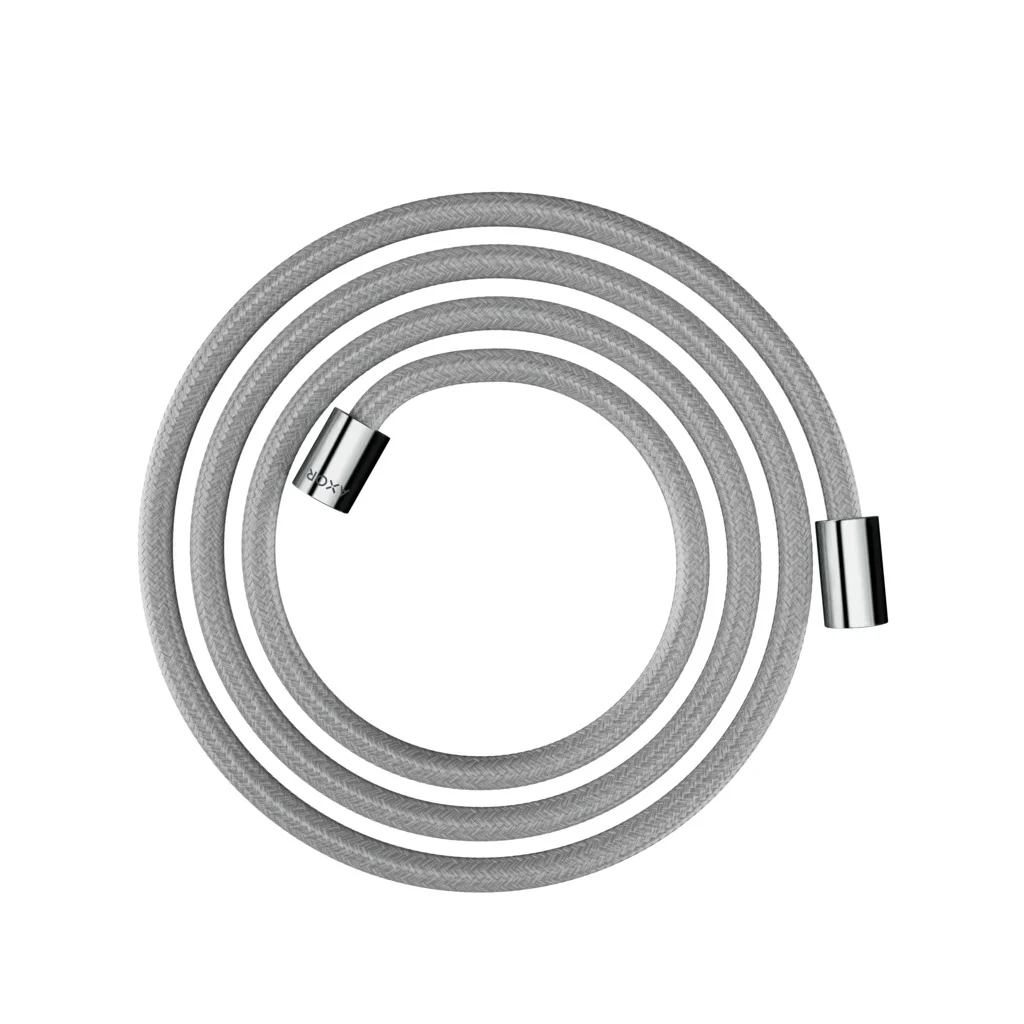 Hansgrohe AXOR ShowerSolutions Textilbrauseschlauch 2 m, Chrom, knickgeschützt, mit Drehwirbel, G 1/2