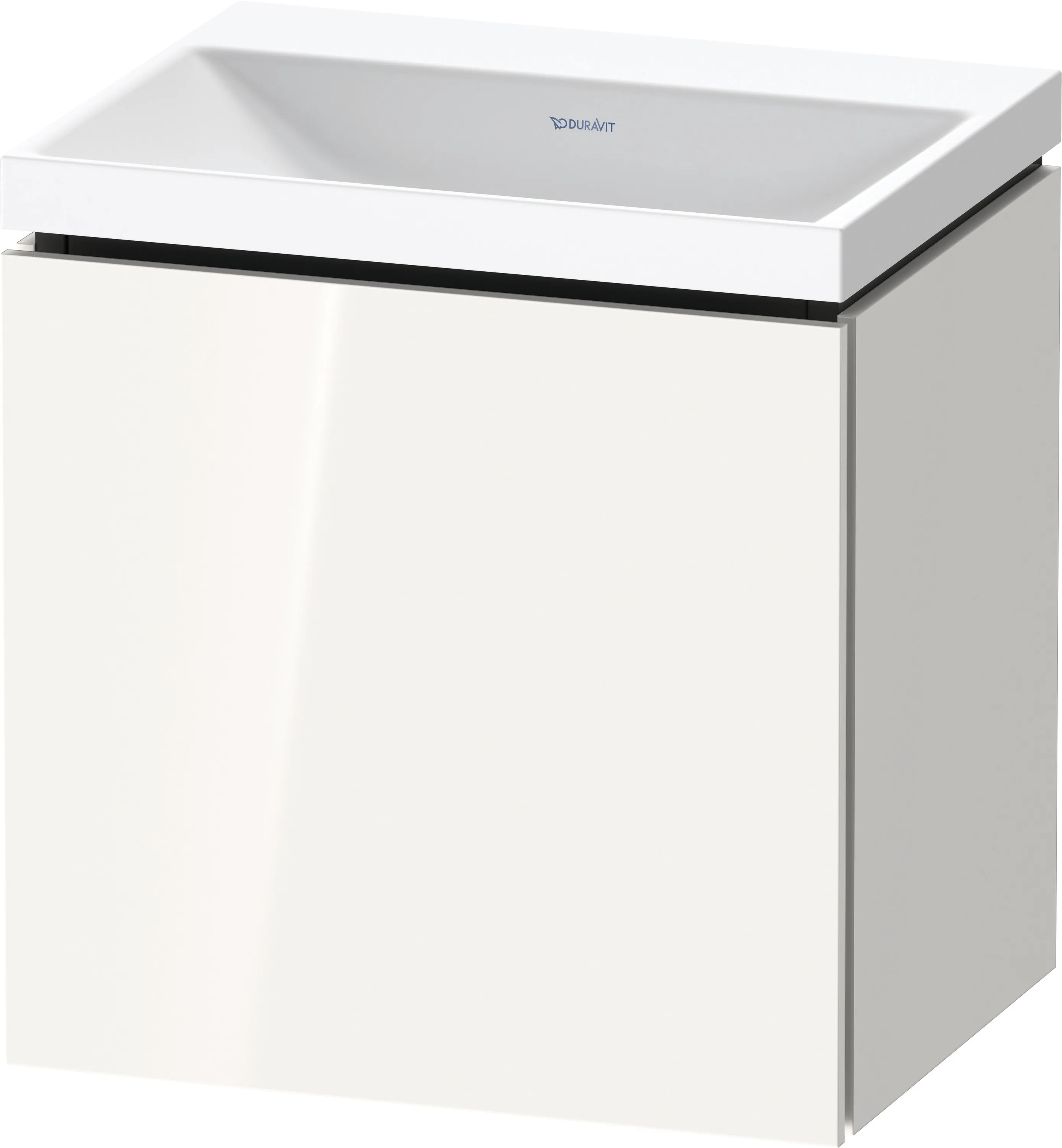 Duravit Möbelset c-shaped Set wandhängend wandhängend „L-Cube“ 45 × 48 × 35 cm Weiß Hochglanz