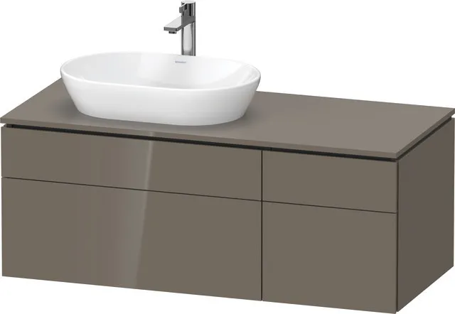 Duravit Waschtischunterschrank wandhängend „L-Cube“ 122 × 48,2 × 55 cm, links Duravit Waschtischunterschrank wandhängend „L-Cube“ 122 × 48,2 × 55 cm, links