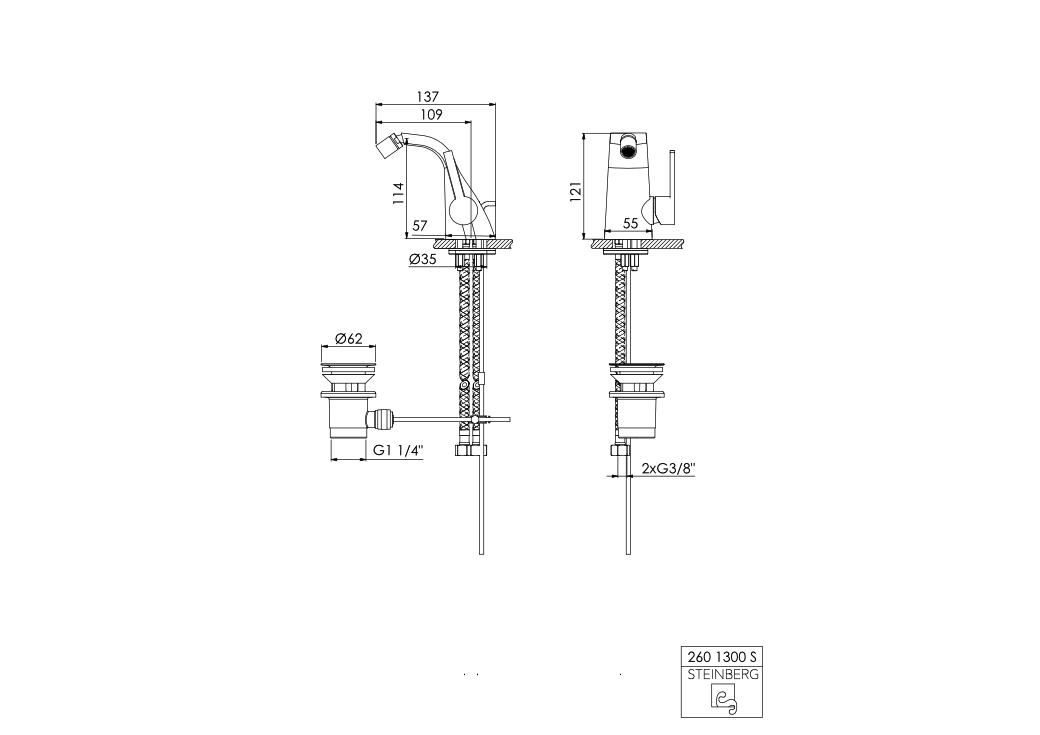Steinberg Serie 260 Armatur Steinberg Serie 260 Armatur