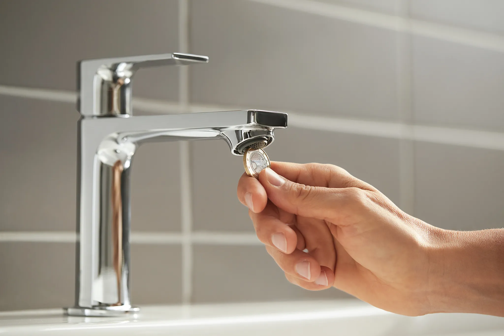 Einhebel-Waschtischmischer Rebris E 110 m.Zugstange chrom Einhebel-Waschtischmischer Rebris E 110 m.Zugstange chrom