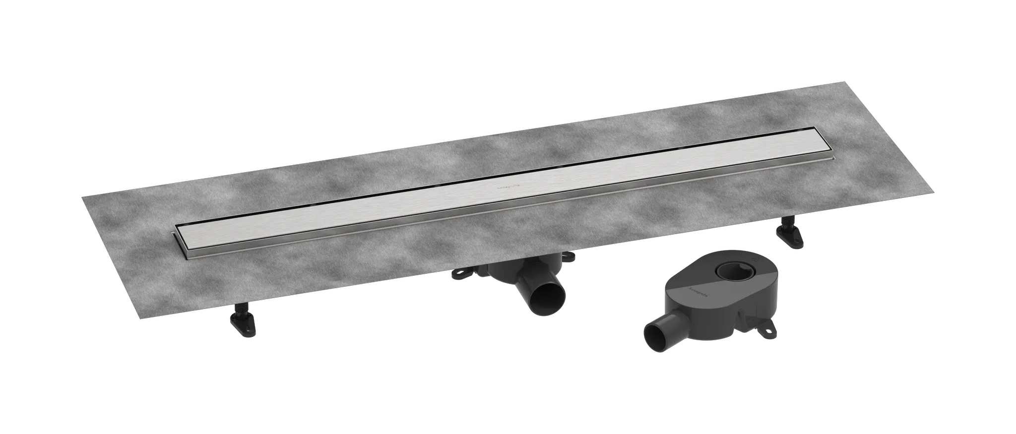 Hansgrohe RainDrain Go Komplettset Duschrinne 900 rückseitig befliesbar Hansgrohe RainDrain Go Komplettset Duschrinne 900 rückseitig befliesbar