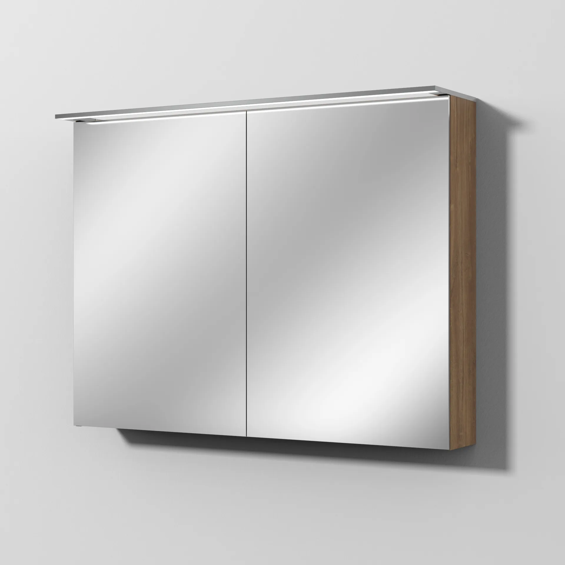 Sanipa Spiegelschrank „Malte“ 100 × 75 × 14,9 cm in Eiche Kansas