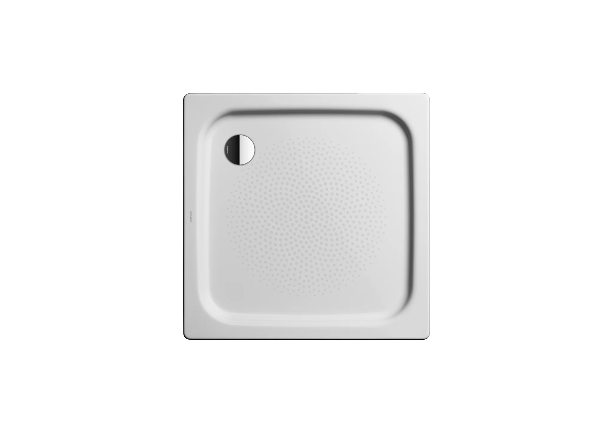 Kaldewei Duschplan mit Wannenträger, Modell 422-2, 1200x1200 mm, Manhattan, Antislip, 65 mm Tiefe