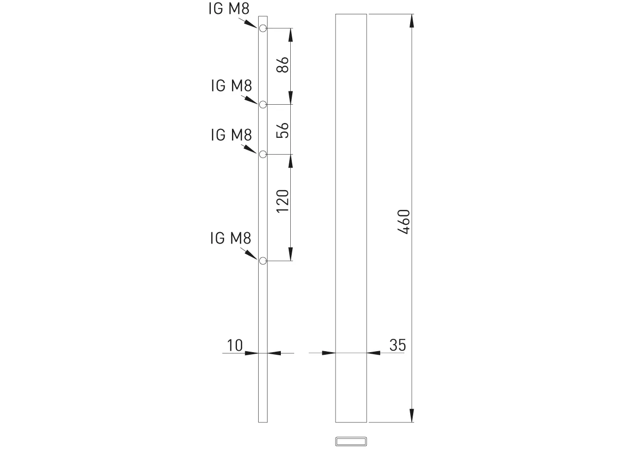 ASW Standrohr 760 mm