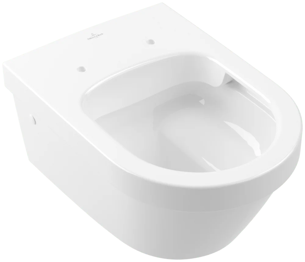Villeroy & Boch Architectura Tiefspül-WC spülrandlos 4694R0, Rund, wandhängend, Weiß Alpin