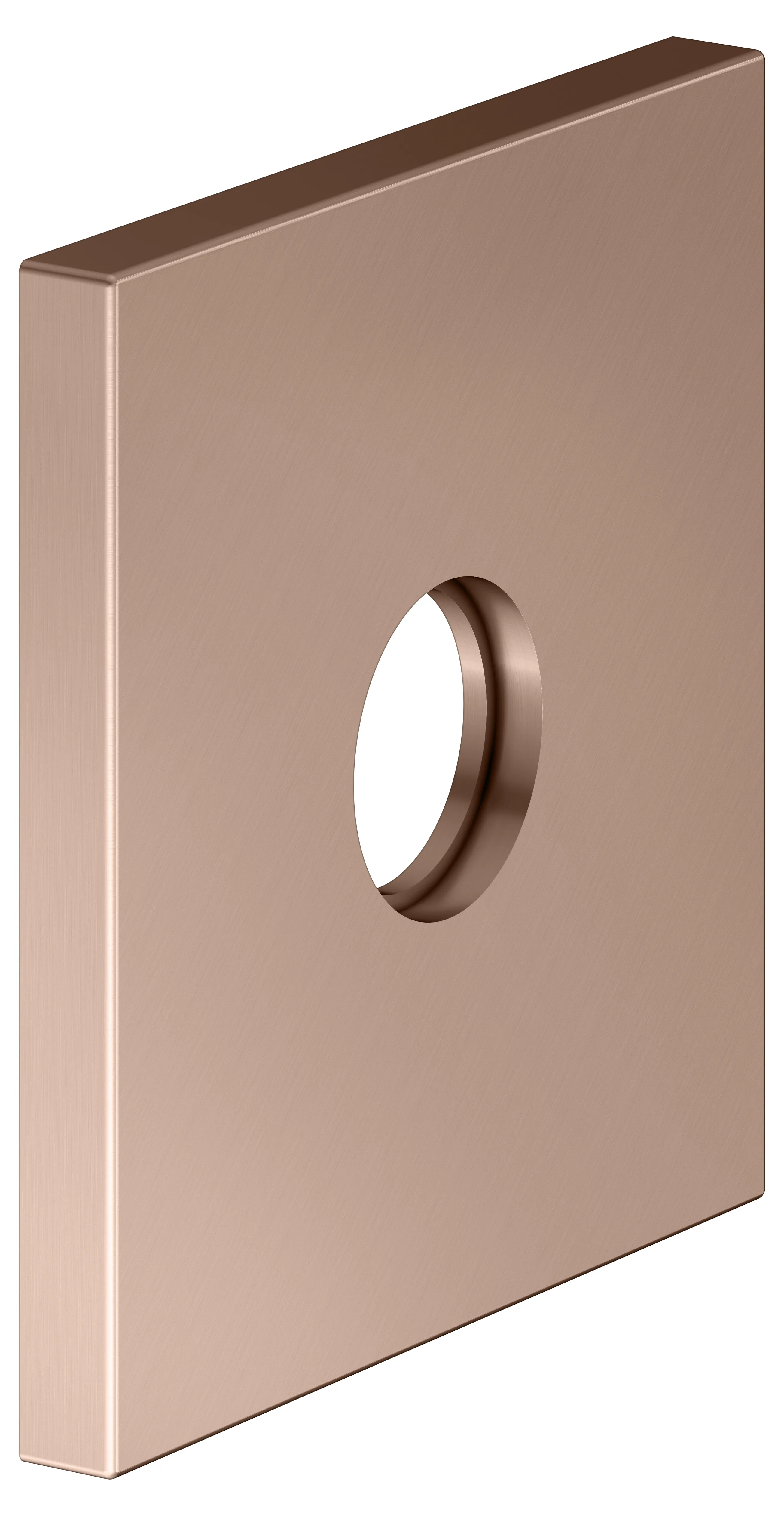 IXMO Wandrosette eckig 105 x 105 mm Rotgold gebürstet IXMO Wandrosette eckig 105 x 105 mm Rotgold gebürstet