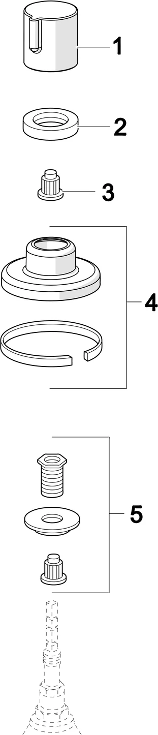 HansaHOME Fertigmontageset 0228 Rosette rund Chrom HansaHOME Fertigmontageset 0228 Rosette rund Chrom