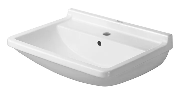 Wandwaschtisch „Starck 3“, mit Überlauf, Hahnlochposition mittig Wandwaschtisch „Starck 3“, mit Überlauf, Hahnlochposition mittig