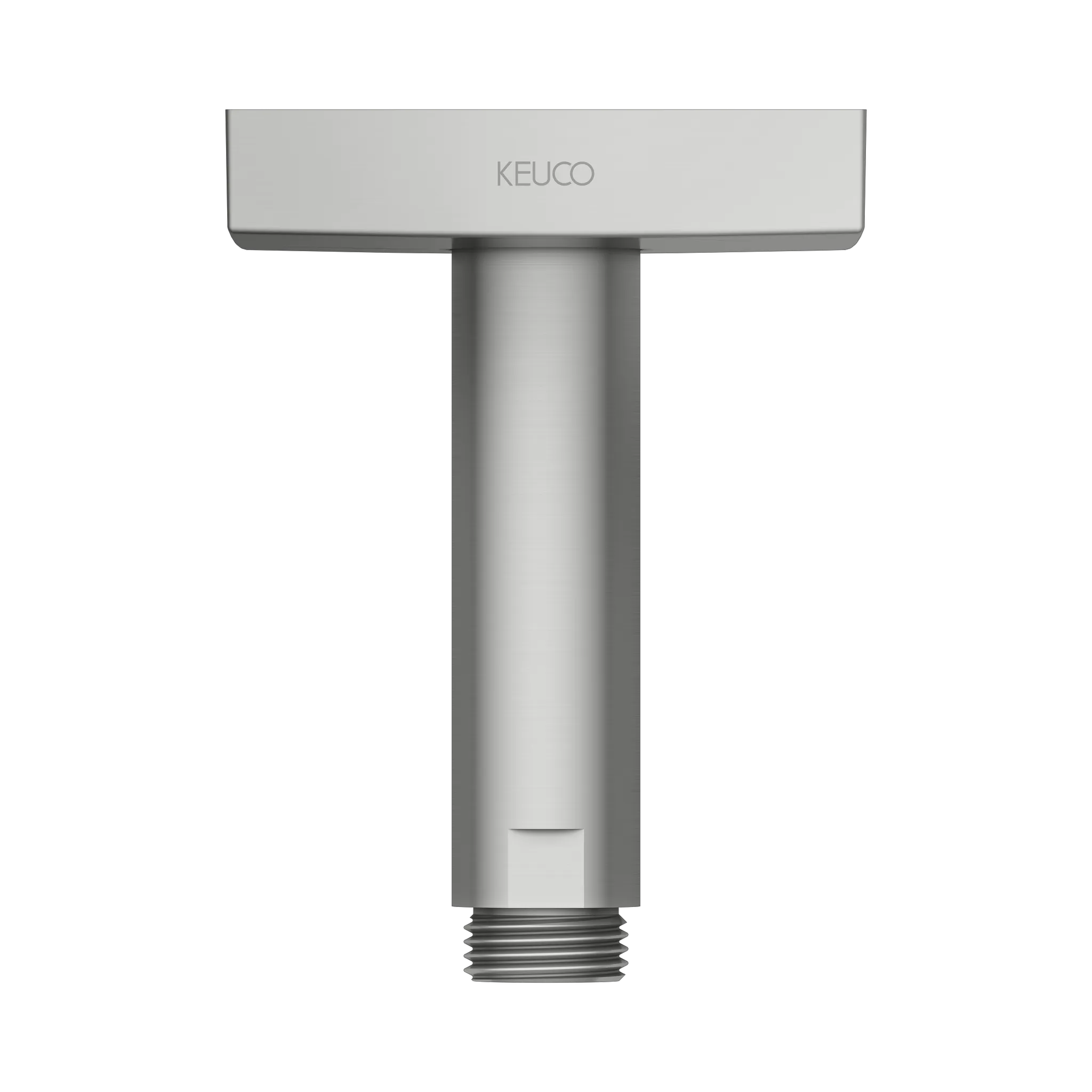 KEUCO Brausearm Deckenmontage eckig 100 mm Edelstahl-finish