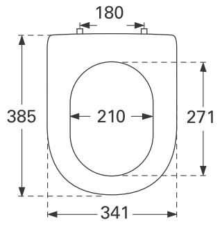 Set Wand-Tiefspül-WC Compact DirectFlush „Subway 2.0“ 35,5 × 36 × 48 cm, mit CeramicPlus, mit WC-Sitz „Subway 2.0“ Compact inkl. Deckel 41,5 × 36 × 41,5 × 5,5 cm ,, Quick Release, Soft Closing