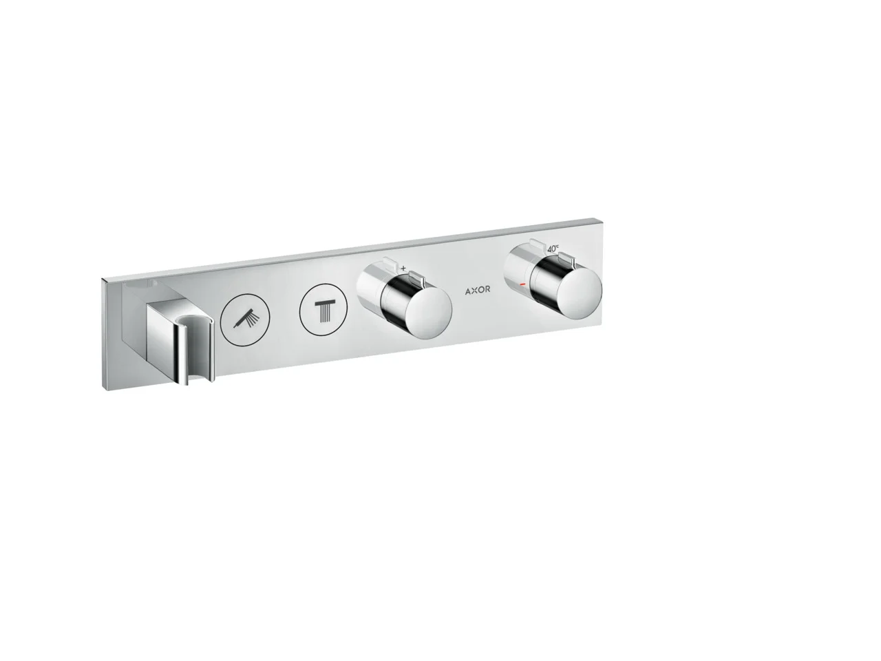 Hansgrohe AXOR ShowerSolutions Thermostatmodul Select 460/90 Unterputz, Chrom, 2 Verbraucher, max. Durchfluss 14 l/min bei 1 bar, 26 l/min bei 3 bar