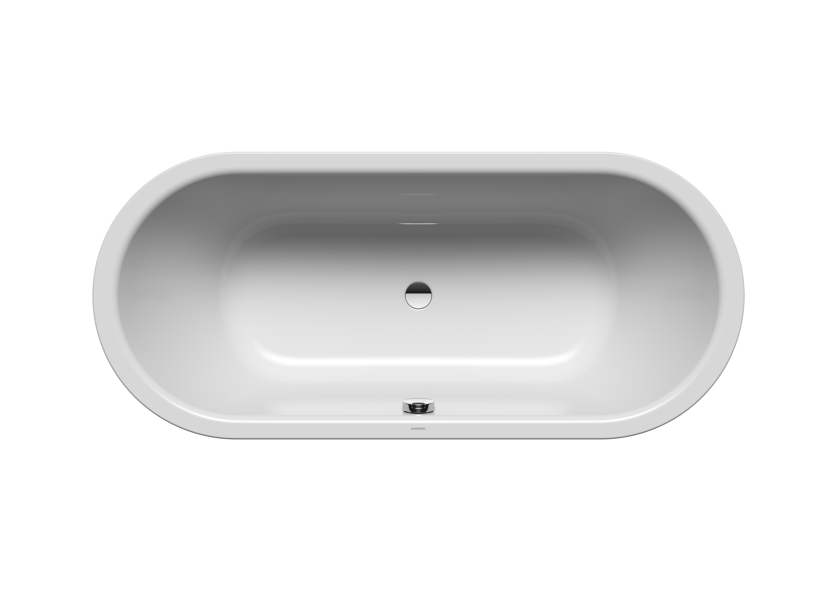 Kaldewei Badewanne „Classic Duo Oval“ oval 170 × 75 cm, ohne Grifflochbohrungen in manhattan