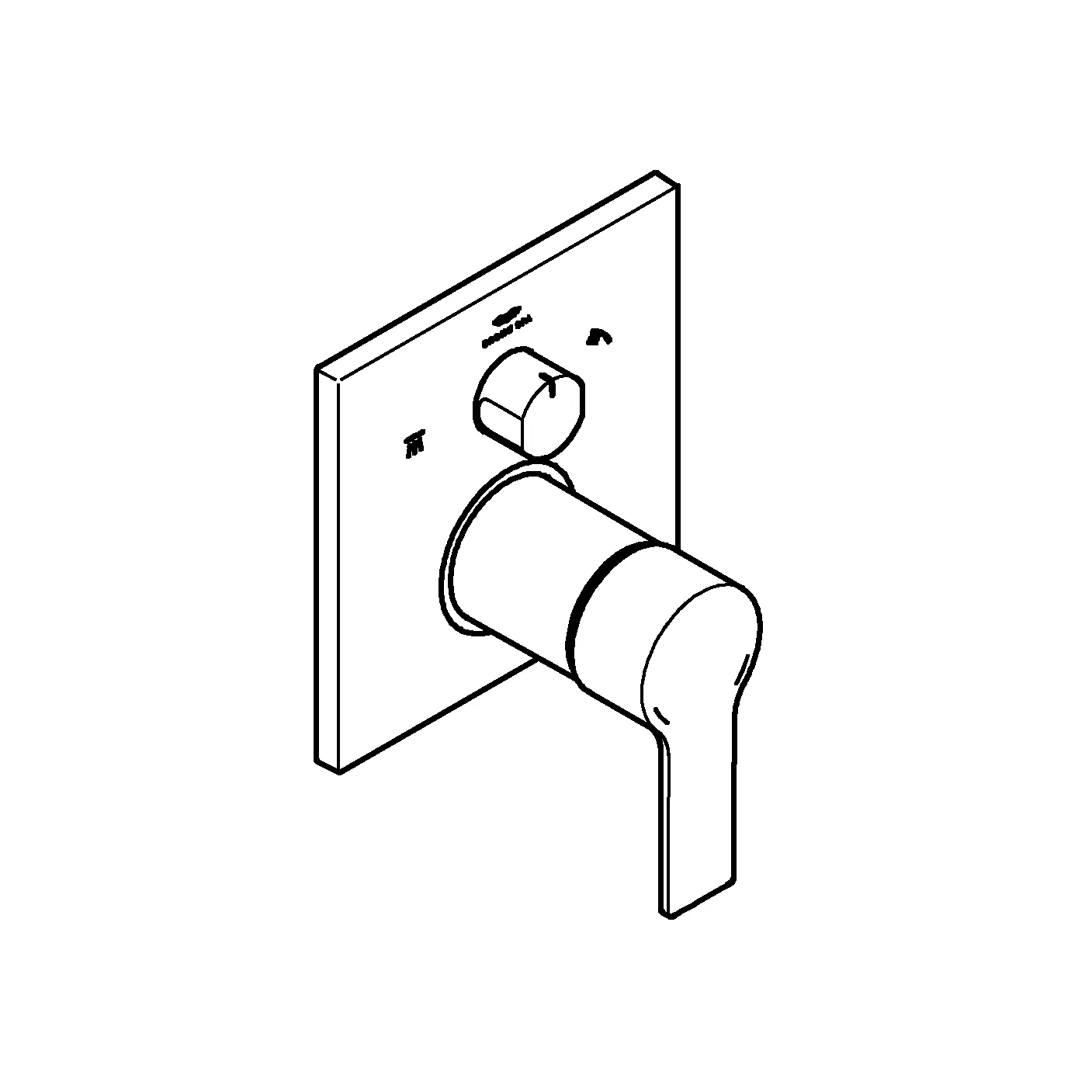 Grohe Allure Einhandbatterie mit 3-Wege Umstellung, warm sunset gebürstet Grohe Allure Einhandbatterie mit 3-Wege Umstellung, warm sunset gebürstet