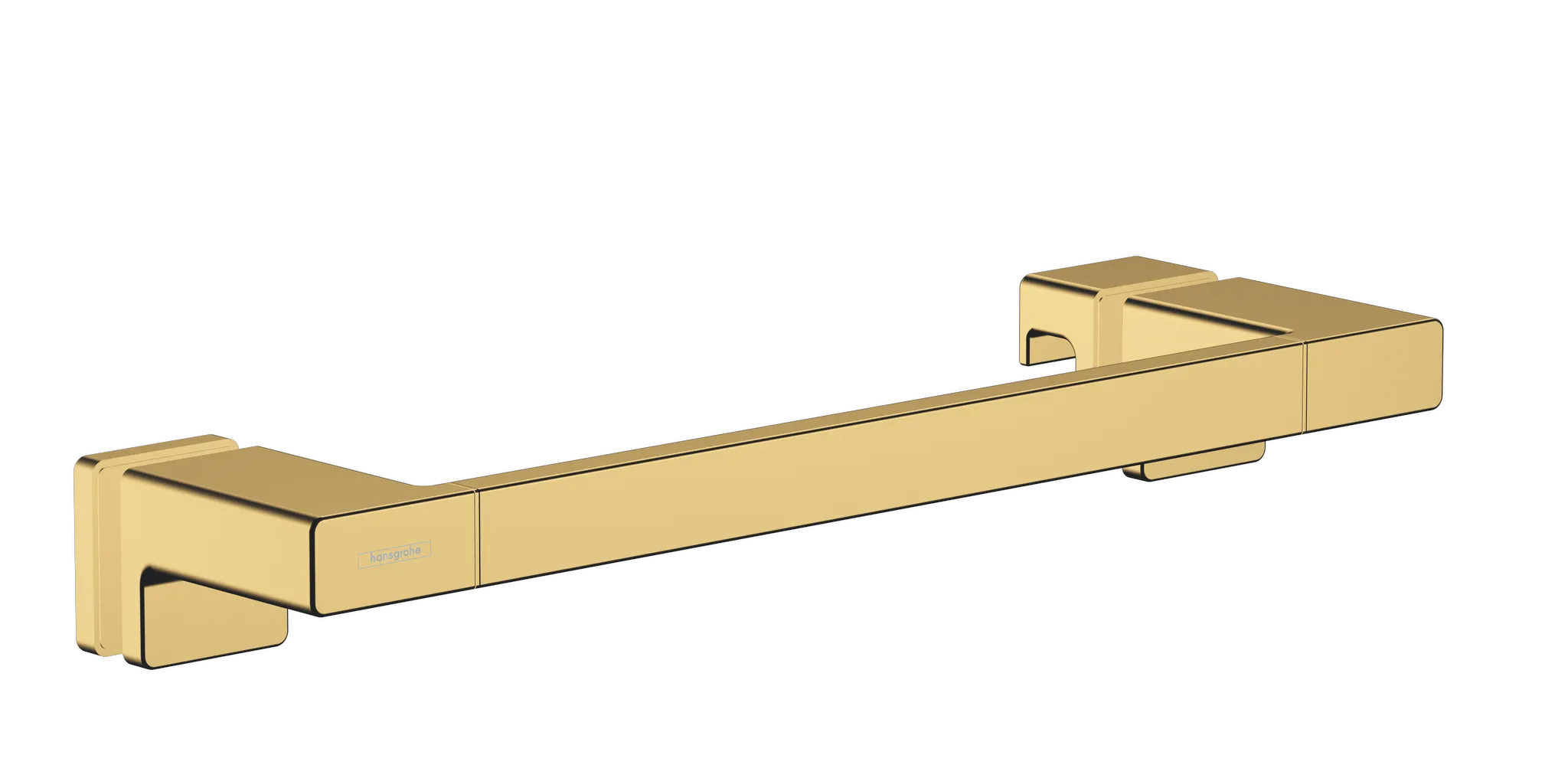 Hansgrohe AddStoris Q Duschtürgriff Polished Gold Optic, Länge 398 mm, Metall, verdeckte Befestigung