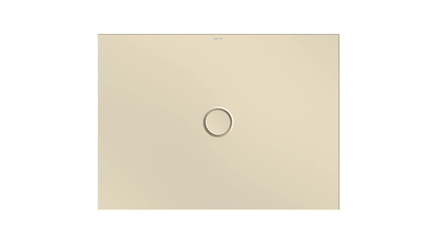 Bette rechteck Duschwanne „BetteFloor“ 1100 × 800 mm mit BetteAntirutsch Pro, ohne Oberflächenveredelung, ohne Wannenträger, in Jasmin