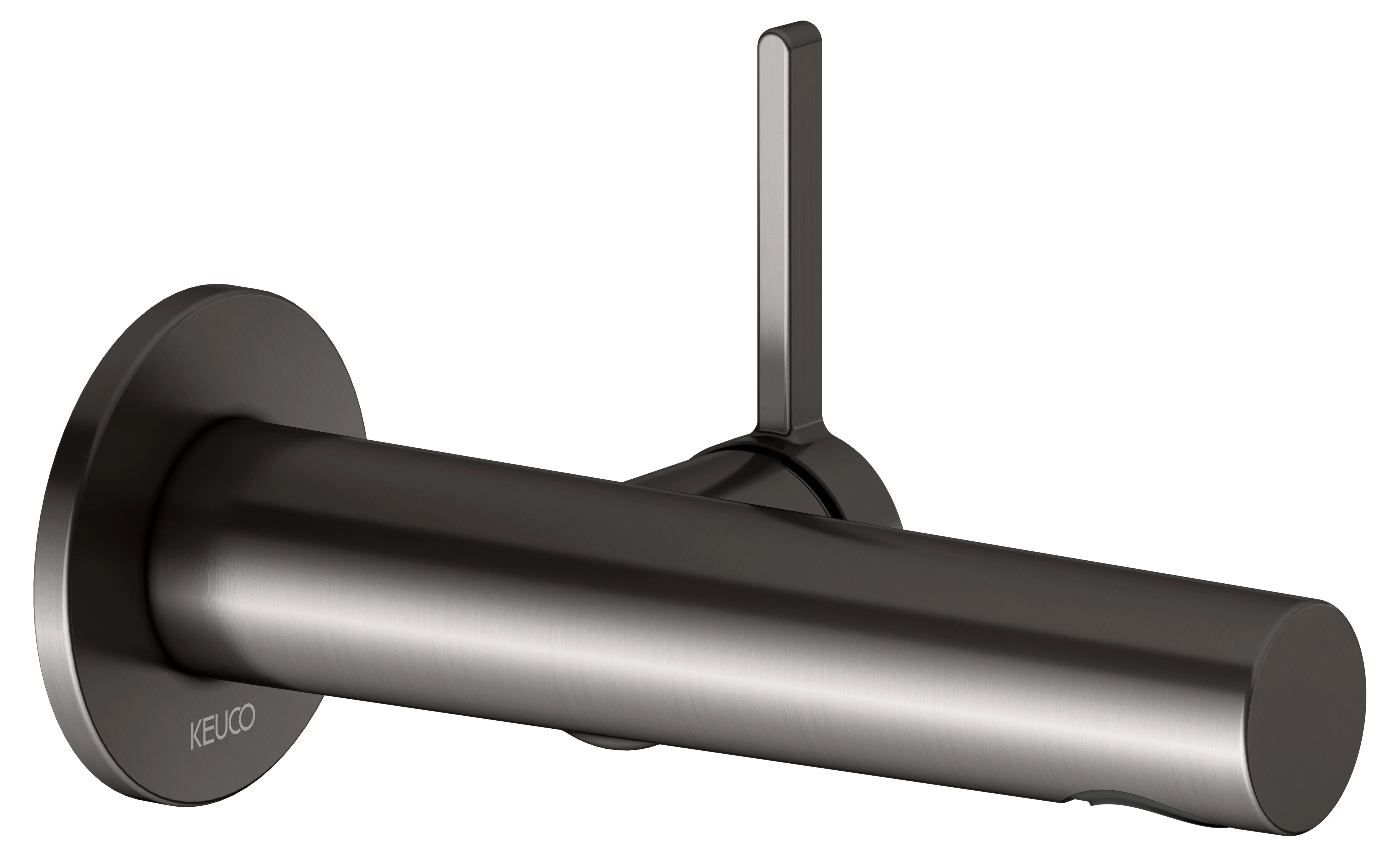 Edition 400 Einhebel-Waschtischmischer UP Ausladung 165 mm Titanschwarz gebürstet