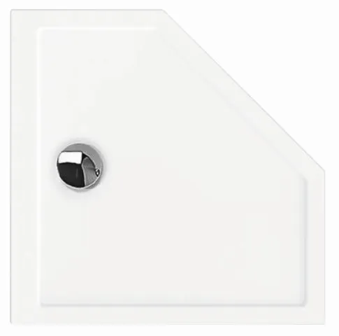 Hoesch fünfeck Duschwanne „Samar“ 900 × 900 mm
