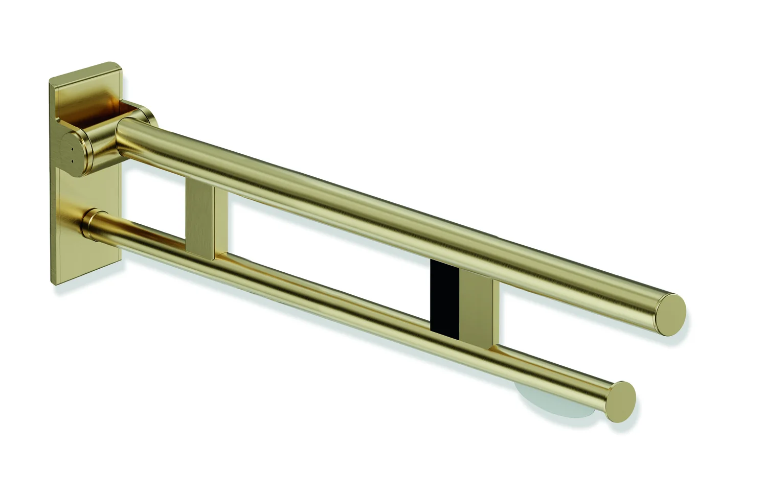 HEWI System 900 Mobiler Stützklappgriff Duo, Design A, Edelstahl PVD, Ausladung 700 mm, rechts HEWI System 900 Mobiler Stützklappgriff Duo, Design A, Edelstahl PVD, Ausladung 700 mm, rechts