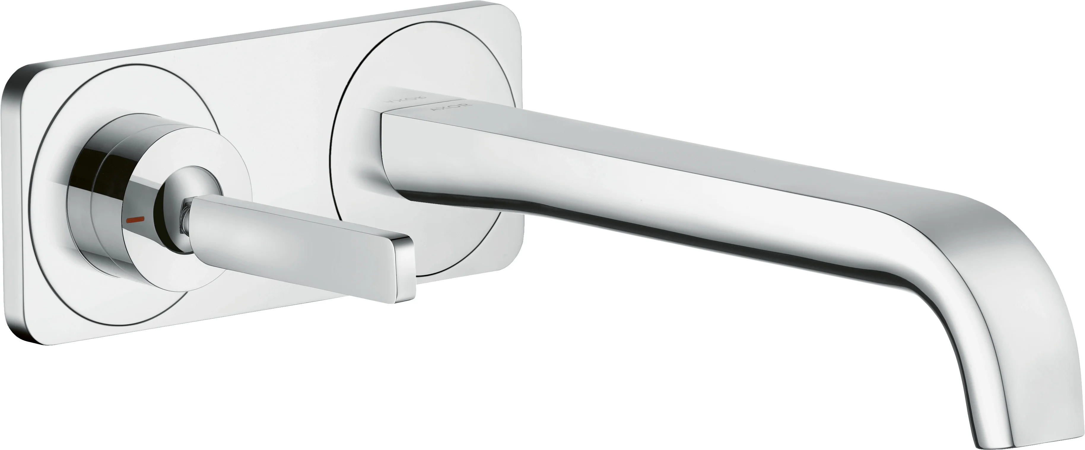 Hansgrohe AXOR Citterio E Einhebel-Waschtischmischer Unterputz, Chrom, Ausladung 221 mm, Pingriff, Laminarstrahl, max. Durchfluss 5 l/min