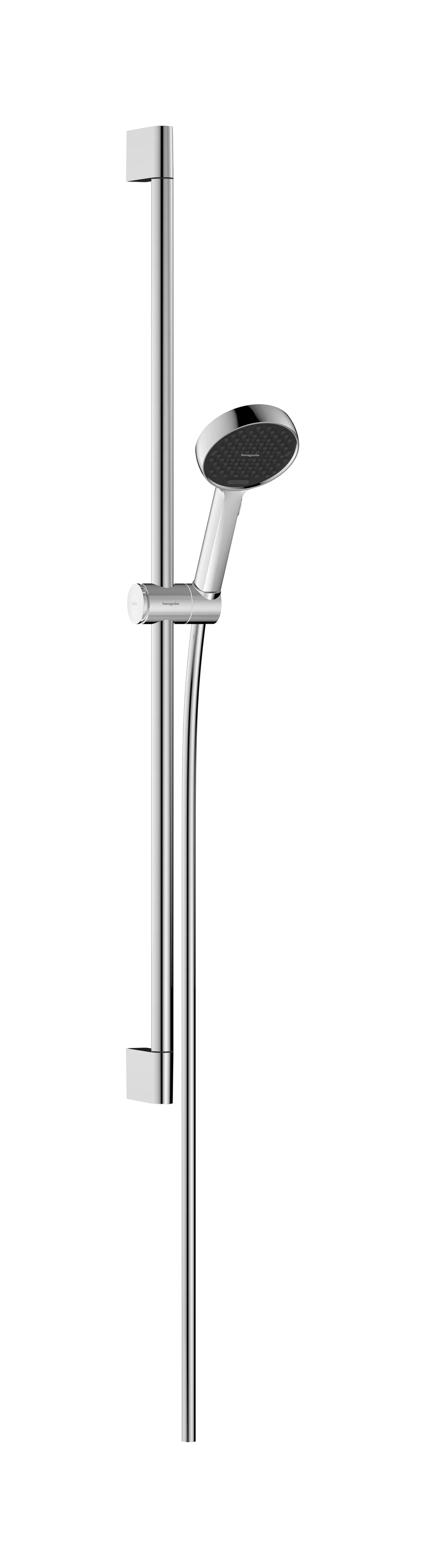 Activera Select S Brauseset 95 2jet EcoSmart+ mit Booster und Brausestange 90 cm, Oberfläche: Chrom