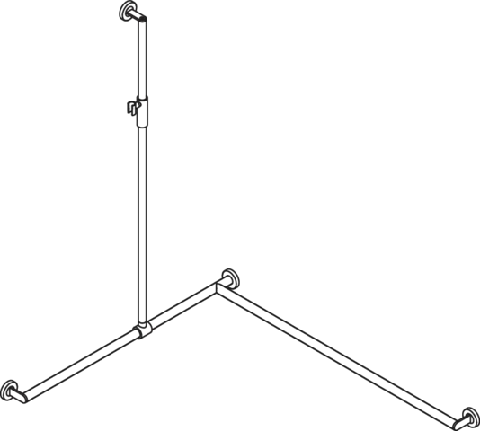 HEWI Haltegriff Ausführung rechts „System 900“ in Dunkelgrau Perlglimmer tiefmatt / Schwarz matt, Befestigung verdeckt HEWI Haltegriff Ausführung rechts „System 900“ in Dunkelgrau Perlglimmer tiefmatt / Schwarz matt, Befestigung verdeckt