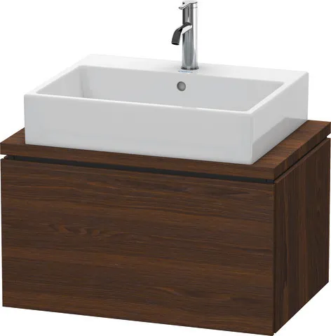 Duravit Waschtischunterschrank wandhängend „L-Cube“ 72 × 40 × 47,7 cm Nussbaum gebürstet
