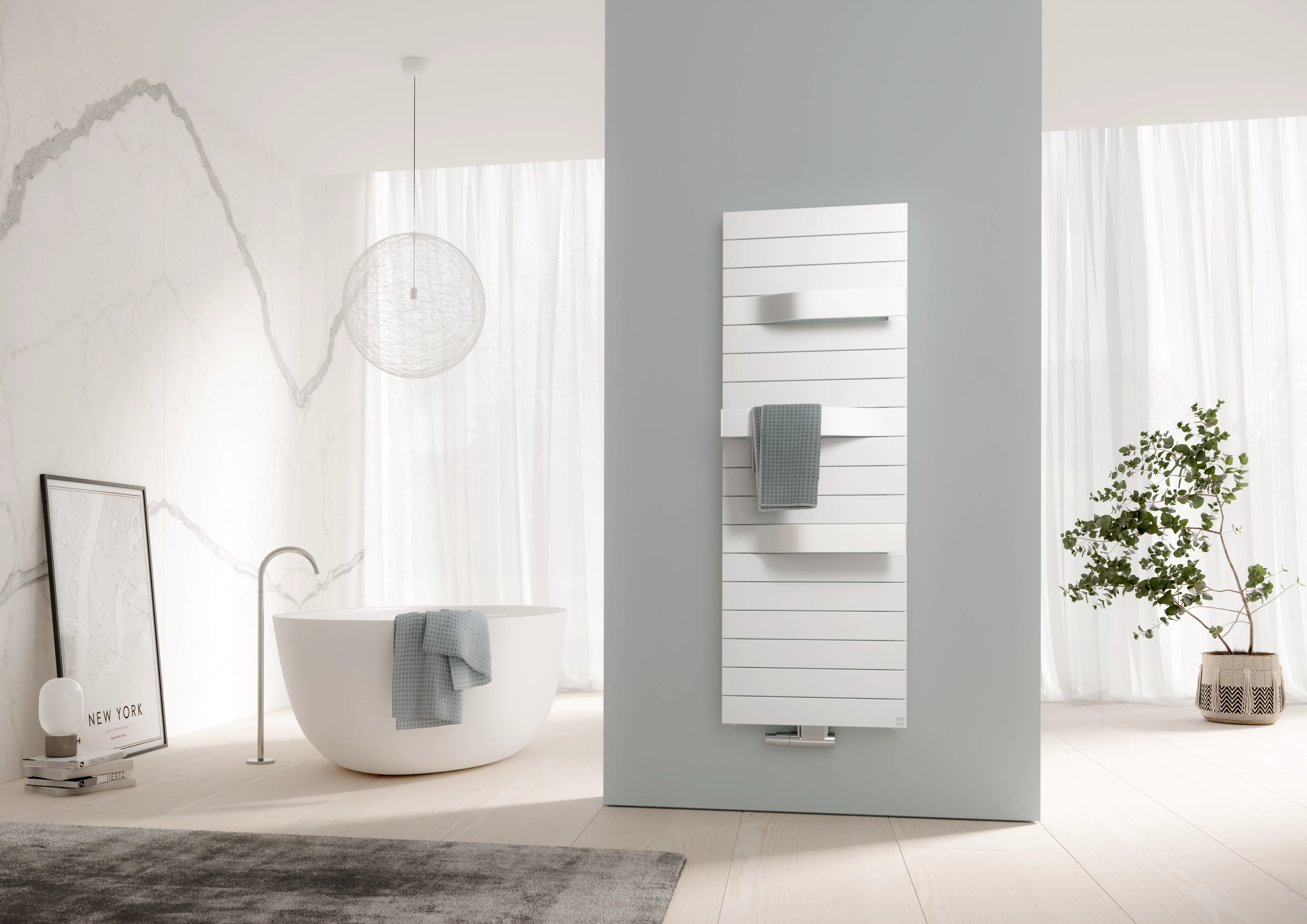 Kermi Design-Heizkörper „Tabeo®“ 60 × 143,7 cm in Weiß (RAL 9016) Kermi Design-Heizkörper „Tabeo®“ 60 × 143,7 cm in Weiß (RAL 9016)