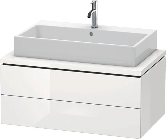 Duravit Waschtischunterschrank wandhängend „L-Cube“ 92 × 40 × 54,7 cm Weiß Hochglanz Duravit Waschtischunterschrank wandhängend „L-Cube“ 92 × 40 × 54,7 cm Weiß Hochglanz