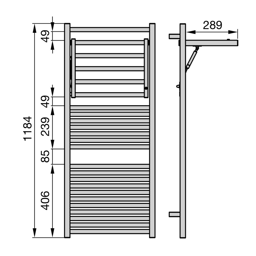 Zehnder Design-Heizkörper „Zeno Wing“ für Warmwasser-Zentralheizung oder gemischten Betrieb mit 50 mm-Mittelanschluss 50 × 118,4 cm, Mittel- & Seitenanschluss in Verkehrsweiß (RAL 9016, glänzend) Zehnder Design-Heizkörper „Zeno Wing“ für Warmwasser-Zentralheizung oder gemischten Betrieb mit 50 mm-Mittelanschluss 50 × 118,4 cm, Mittel- & Seitenanschluss in Verkehrsweiß (RAL 9016, glänzend)
