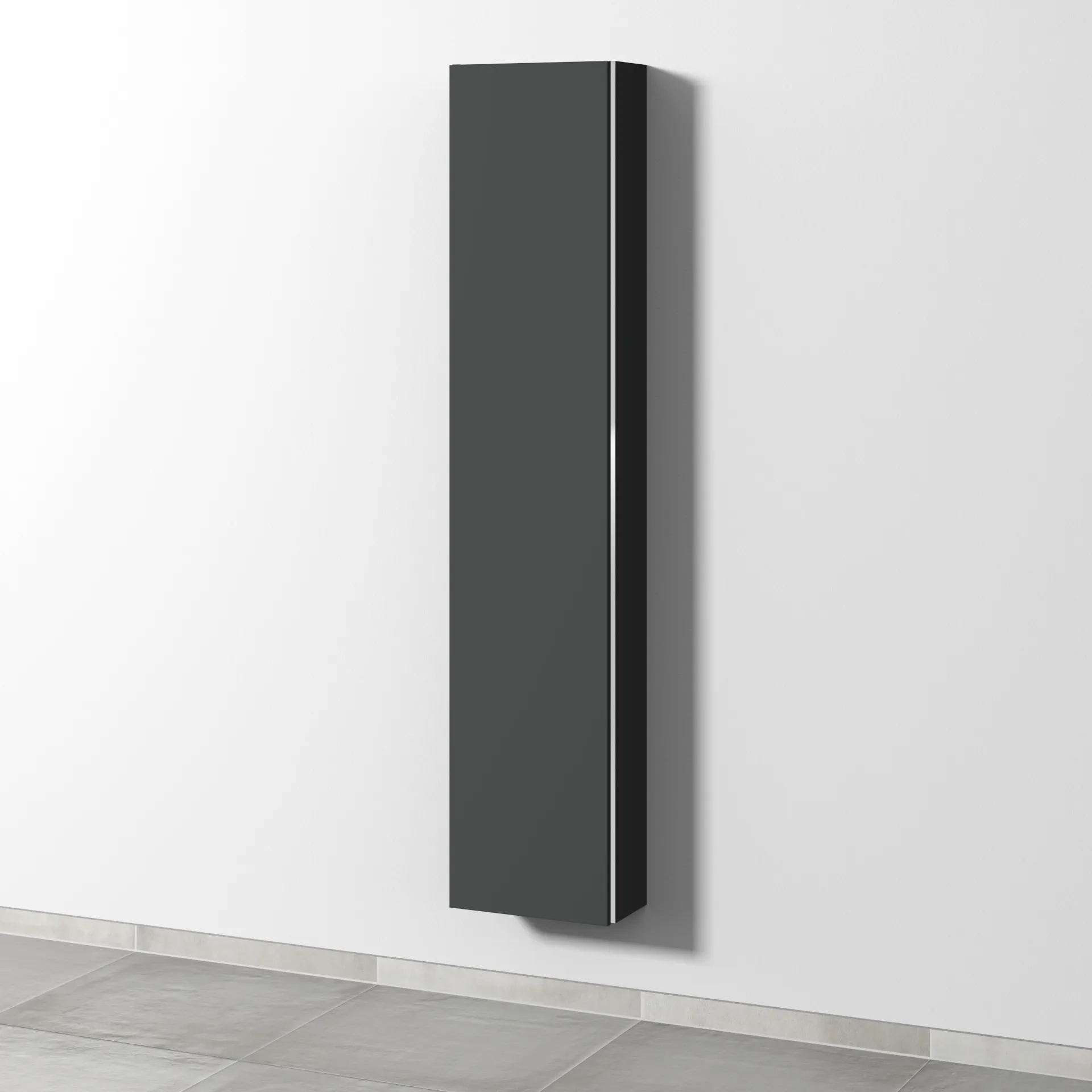 Sanipa Hochschrank „3way“ 350 × 1700 × 199 mm Anschlag links, in Graphit (matt), Anschlag links