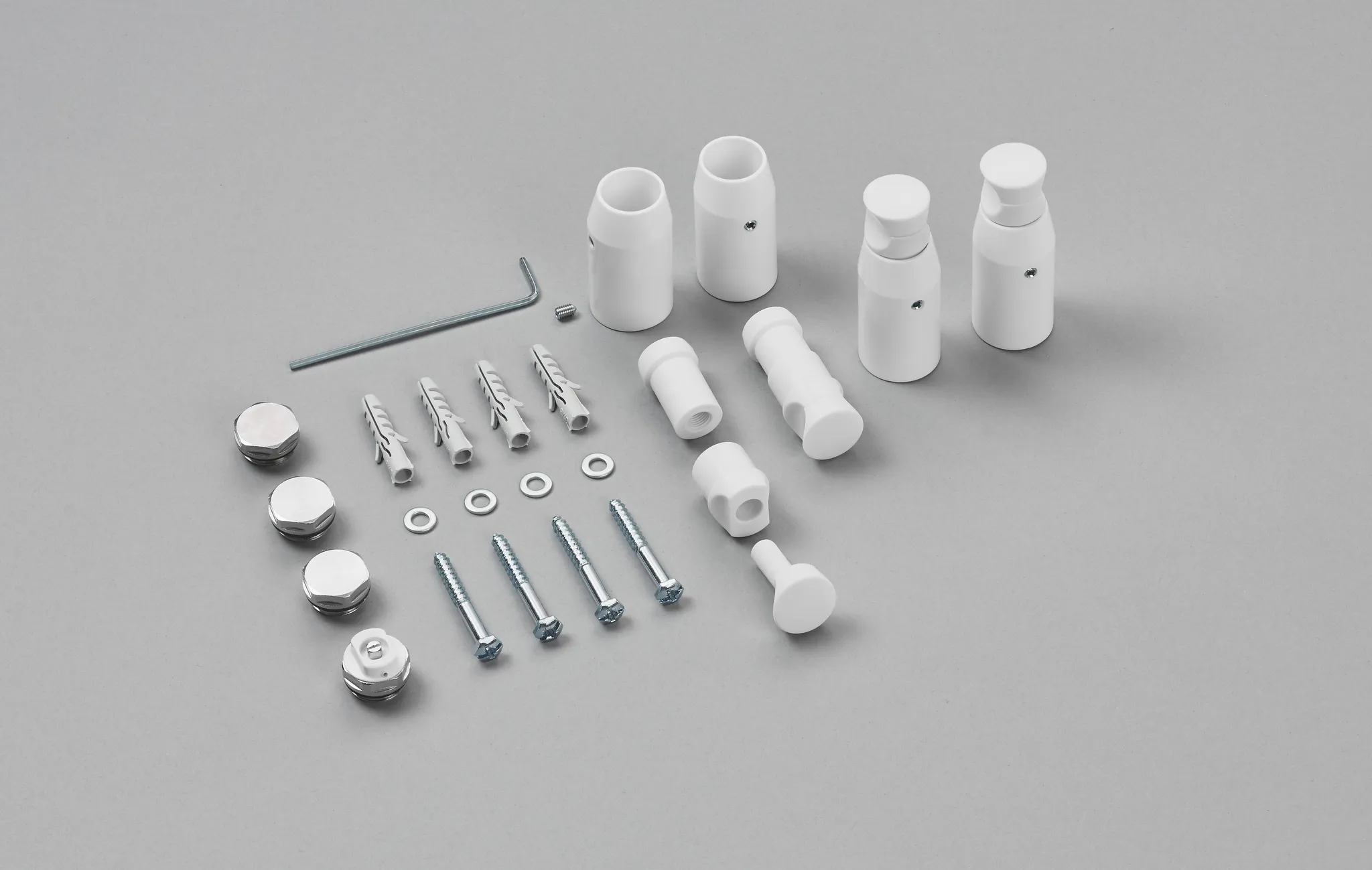 Montageset für „Forma Spa einlagig“ in weiß Montageset für „Forma Spa einlagig“ in weiß