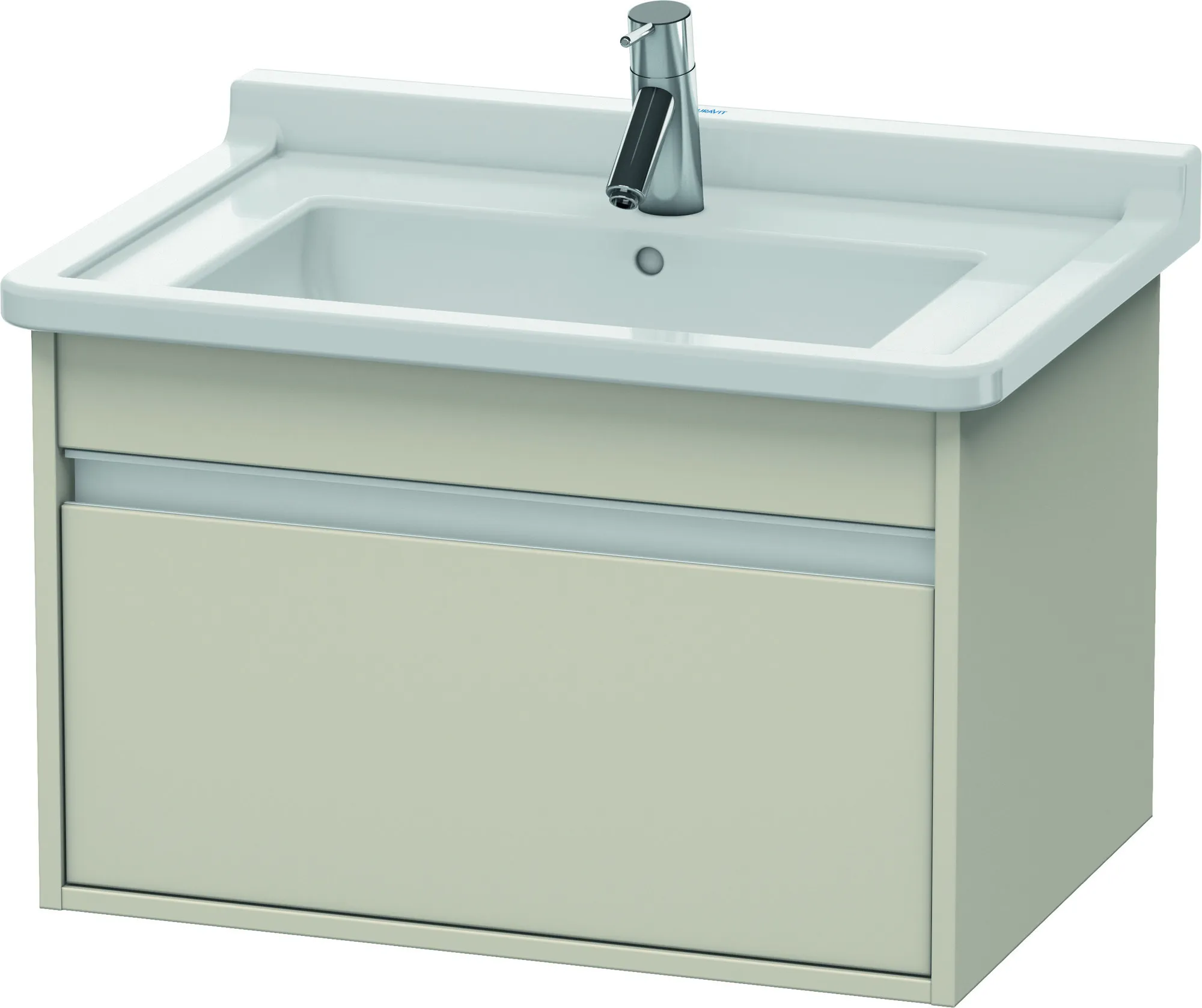 Duravit Waschtischunterschrank wandhängend „Ketho“ 65 × 41 × 45,5 cm Taupe Matt Duravit Waschtischunterschrank wandhängend „Ketho“ 65 × 41 × 45,5 cm Taupe Matt