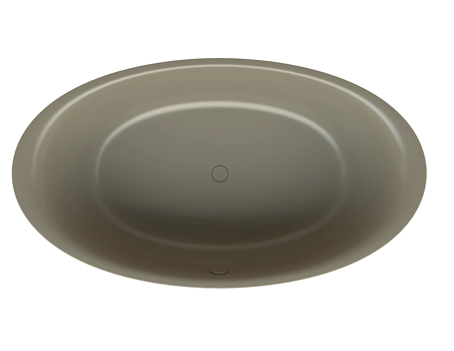 Bette Badewanne „BetteEve Oval“ oval 180 × 100 cm in Graphite