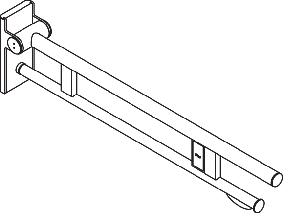 HEWI Stützklappgriff „System 900“