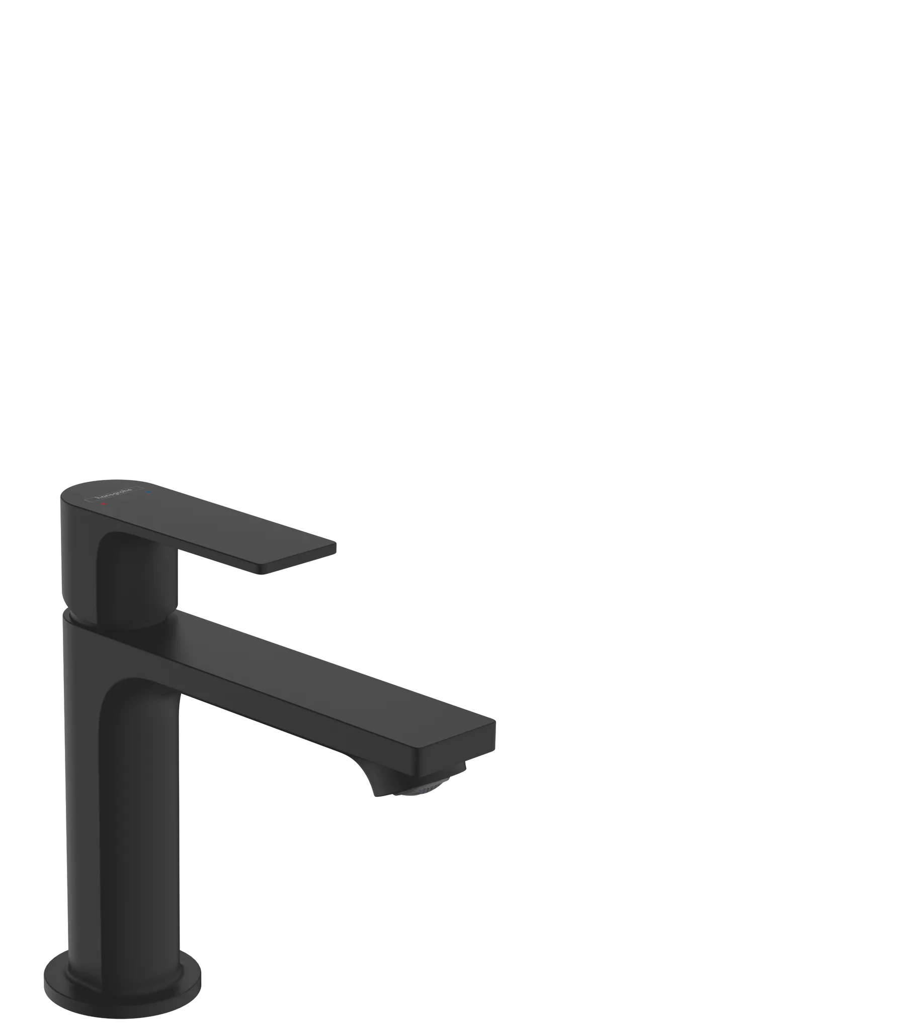Hansgrohe Rebris E Einhebel-Waschtischmischer 110, Mattschwarz