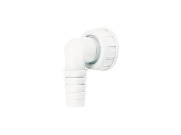 Winkelschlauchtülle zu HL 400/405/406, weiß, 1″