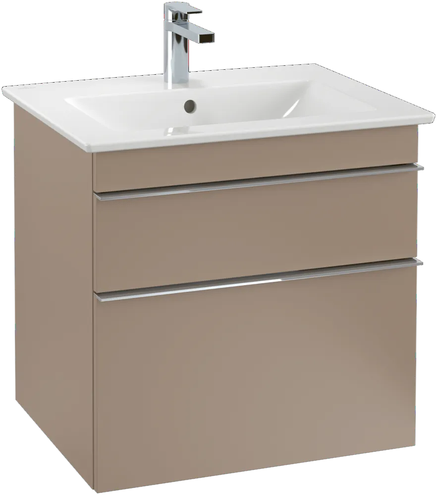 Villeroy & Boch Waschtischunterschrank „Venticello“ für Schrankwaschtisch 603 × 590 × 502 mm Taupe, für Becken mittig