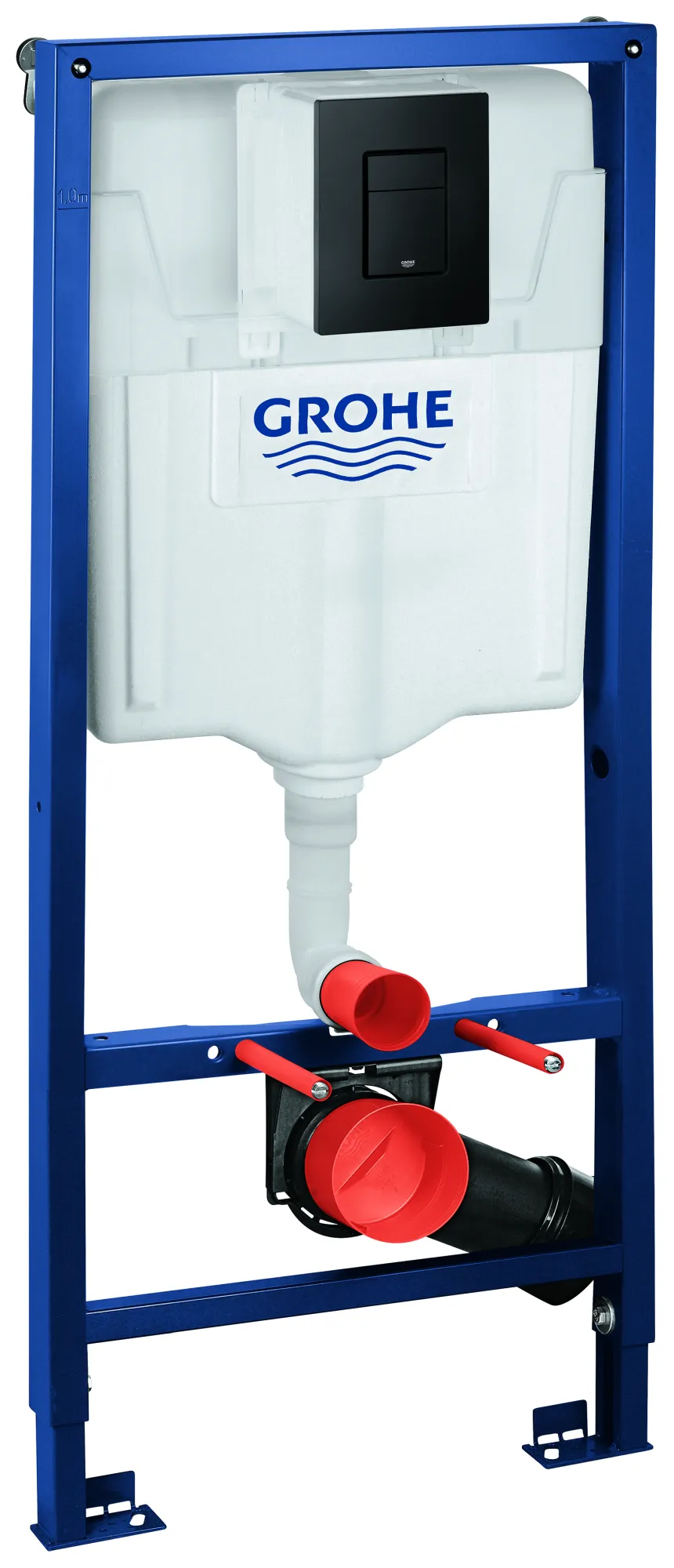 3-in-1 Set für WC Rapid SL 39939, 1,13 m Bauhöhe, bestehend aus: Rapid SL Element für WC, Skate Cosmopolitan Abdeckplatte in phantom black, Wandwinkel 3-in-1 Set für WC Rapid SL 39939, 1,13 m Bauhöhe, bestehend aus: Rapid SL Element für WC, Skate Cosmopolitan Abdeckplatte in phantom black, Wandwinkel