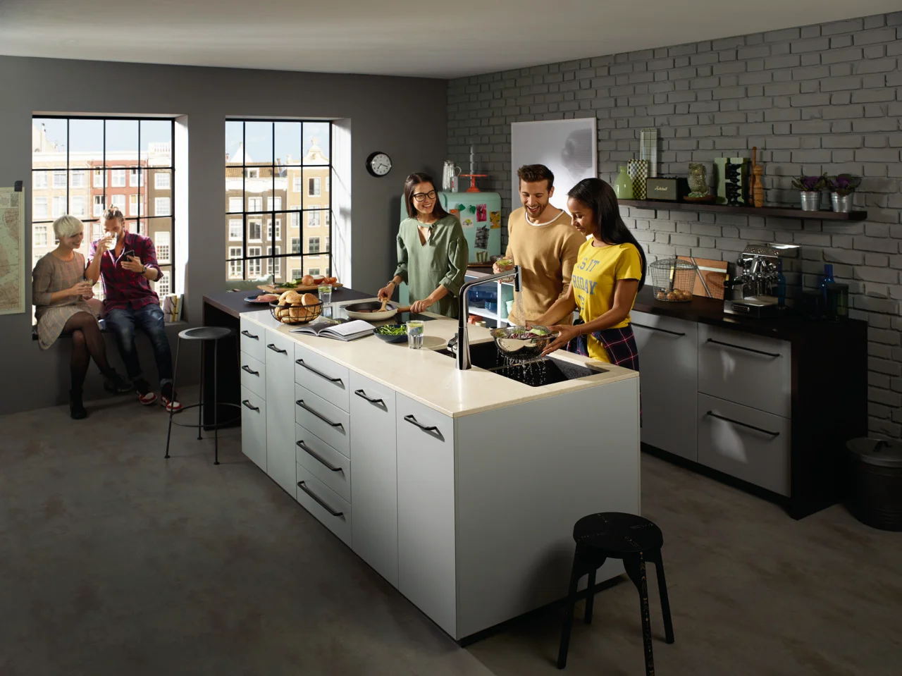 Hansgrohe Unterbauspüle S51, Serie S510-U770, Graphitschwarz, 370x370 mm, Beckentiefe 190 mm Hansgrohe Unterbauspüle S51, Serie S510-U770, Graphitschwarz, 370x370 mm, Beckentiefe 190 mm