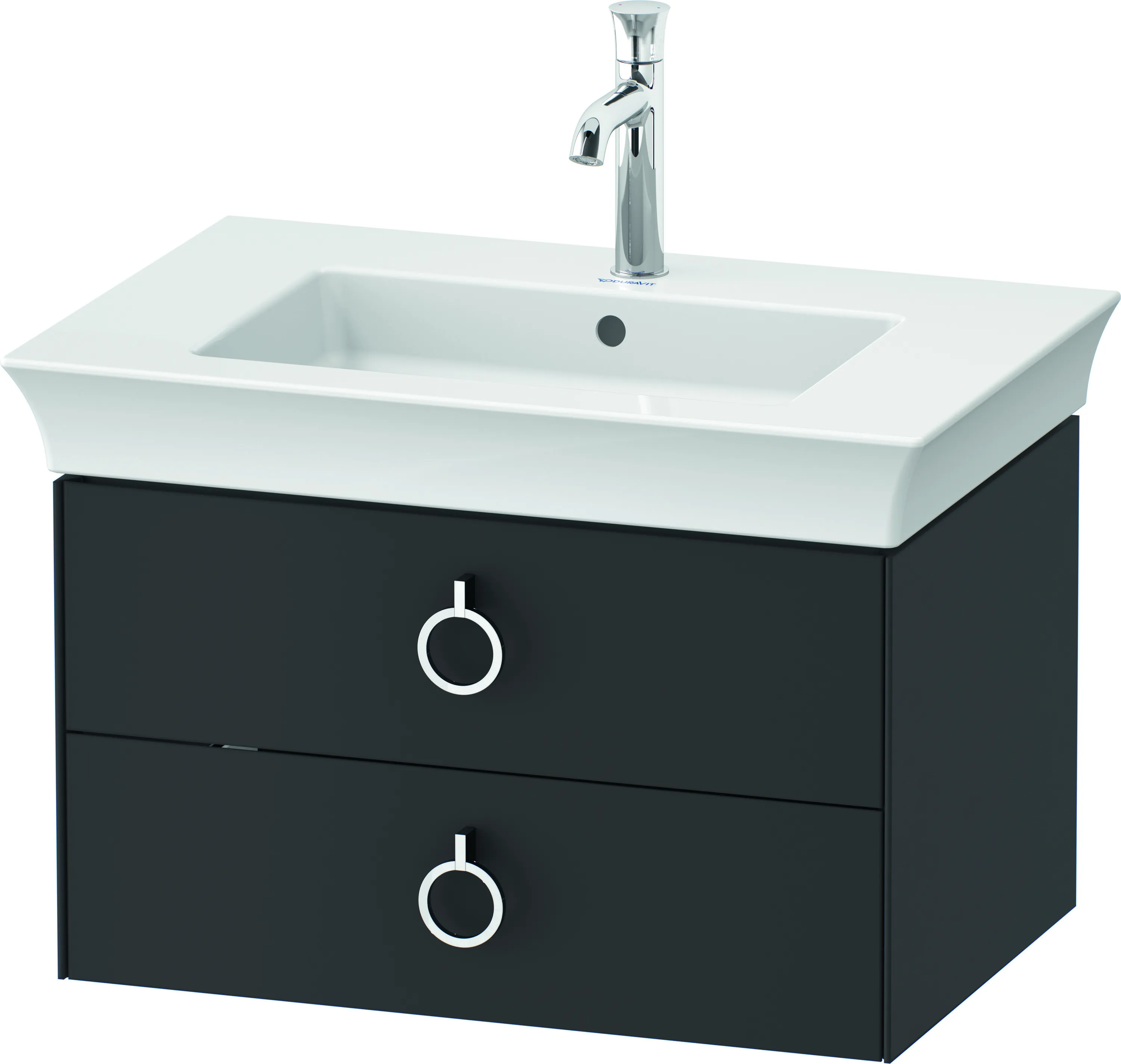 Duravit Waschtischunterschrank wandhängend „White Tulip“ 68,4 × 41 × 45,8 cm Duravit Waschtischunterschrank wandhängend „White Tulip“ 68,4 × 41 × 45,8 cm