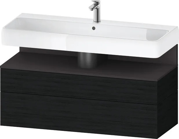 Duravit Waschtischunterschrank wandhängend „Qatego“ 119 × 59 × 47 cm, mit Beleuchtung