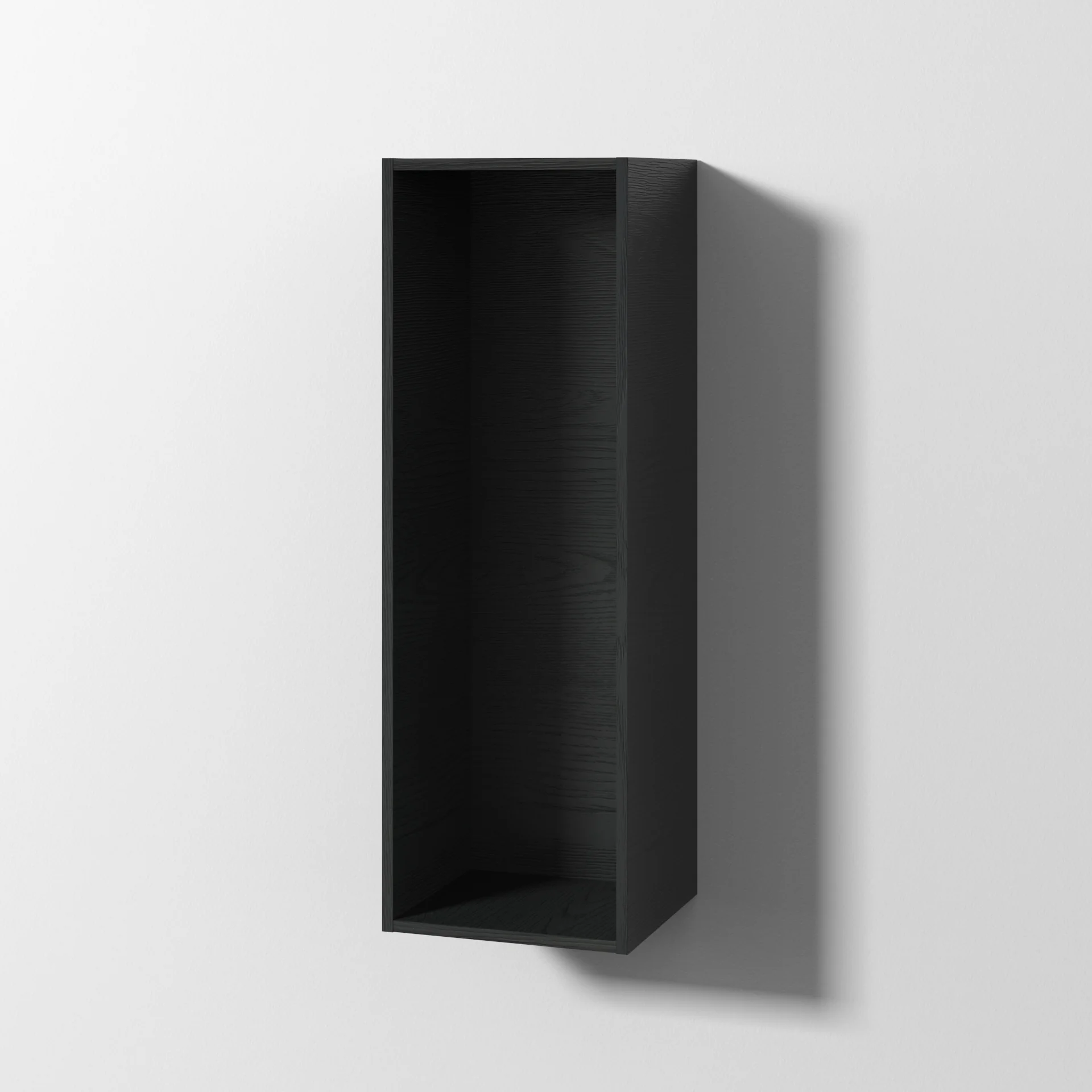 Sanipa Cubes Regalmodul offen Black-Oak, 1050x350x328 mm, drehbar, horizontal/vertikal montierbar, kombinierbar mit allen Sanipa-Badmöbeln