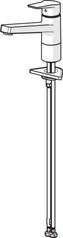 HA Einhebelmischer Küchenarmatur HANSATWIST 0914 Ausladung 199 mm DN15 Chrom