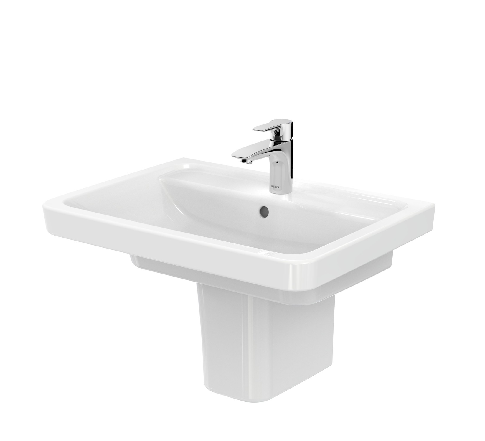 Toto Halbsäule „CF“ 200 × 295 × 290 mm in weiß Toto Halbsäule „CF“ 200 × 295 × 290 mm in weiß