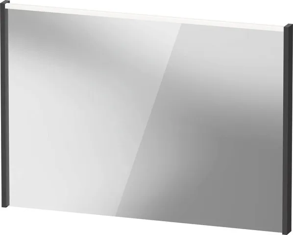 Duravit Spiegel mit LED-Beleuchtung „D-Code“ 100 × 70 cm in Graphit Matt Duravit Spiegel mit LED-Beleuchtung „D-Code“ 100 × 70 cm in Graphit Matt