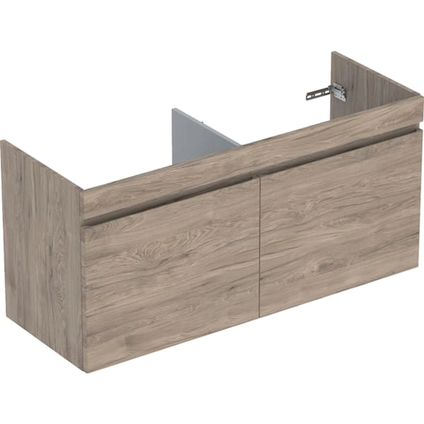 Geberit Waschtischunterschrank „Renova Plan“ Nussbaum hickory / Melamin Holzstruktur
